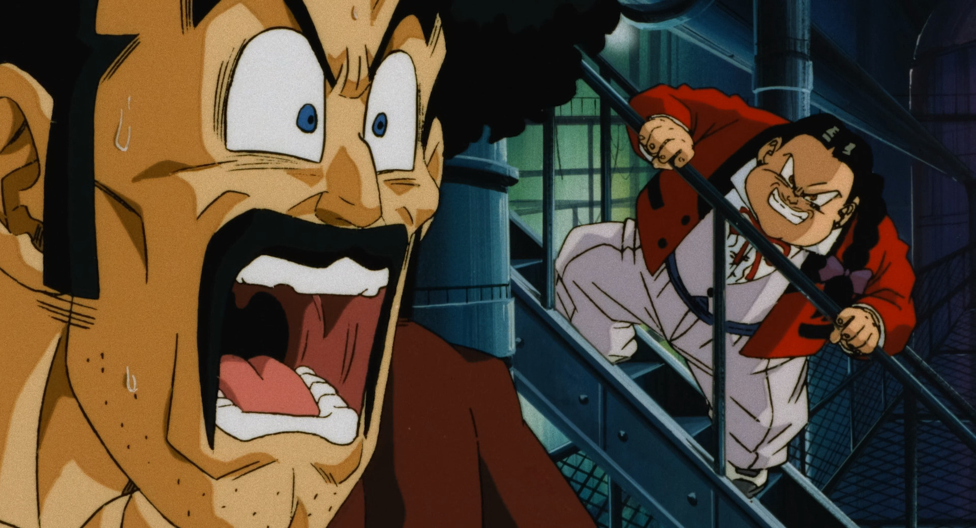 Jaga taunts Mr. Satan after releasing Broly