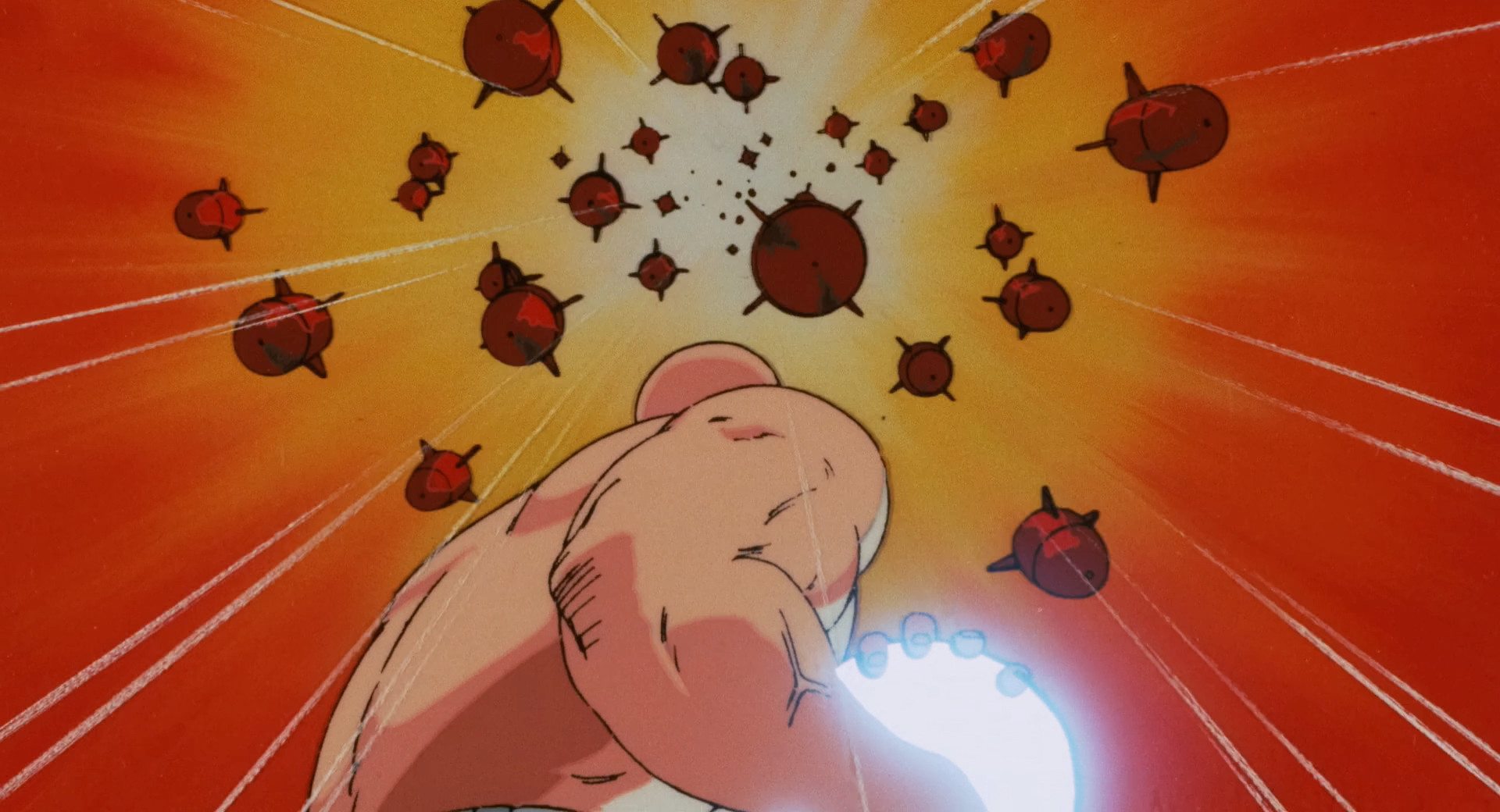 The Turtle Hermit prepares a Kamehame-Ha