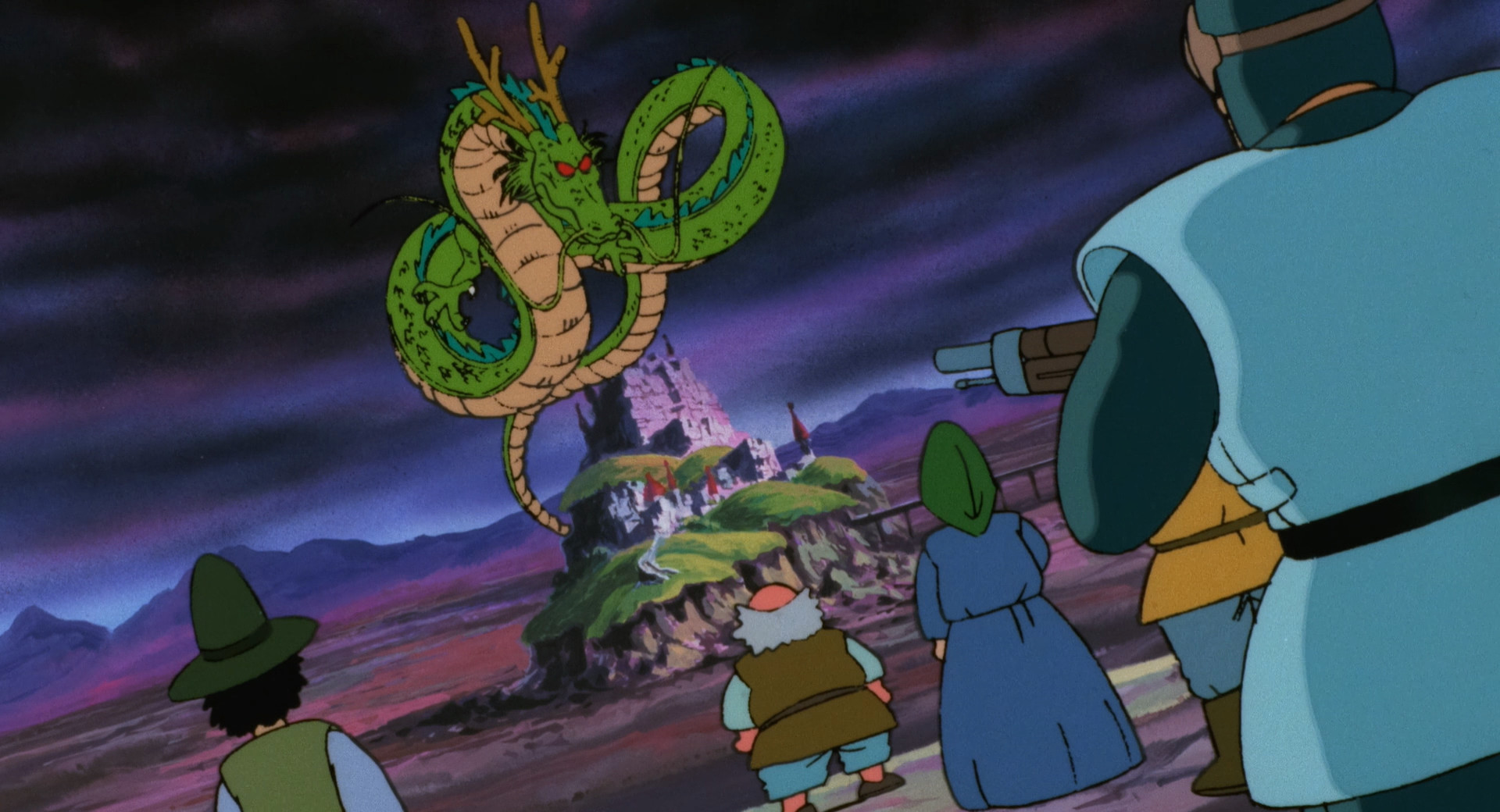 Shen Long appears above Gurumes's castle