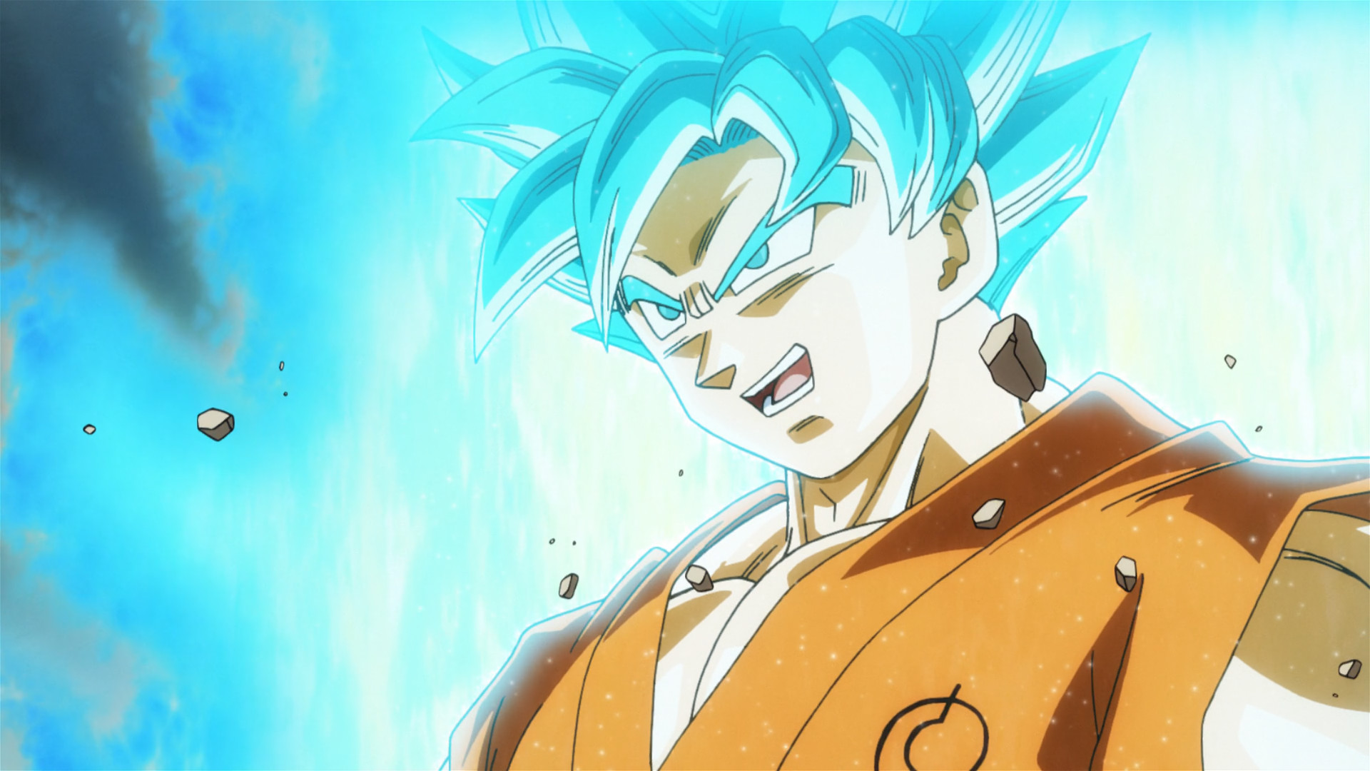 Goku's Super Saiyan God Super Saiyan transformation