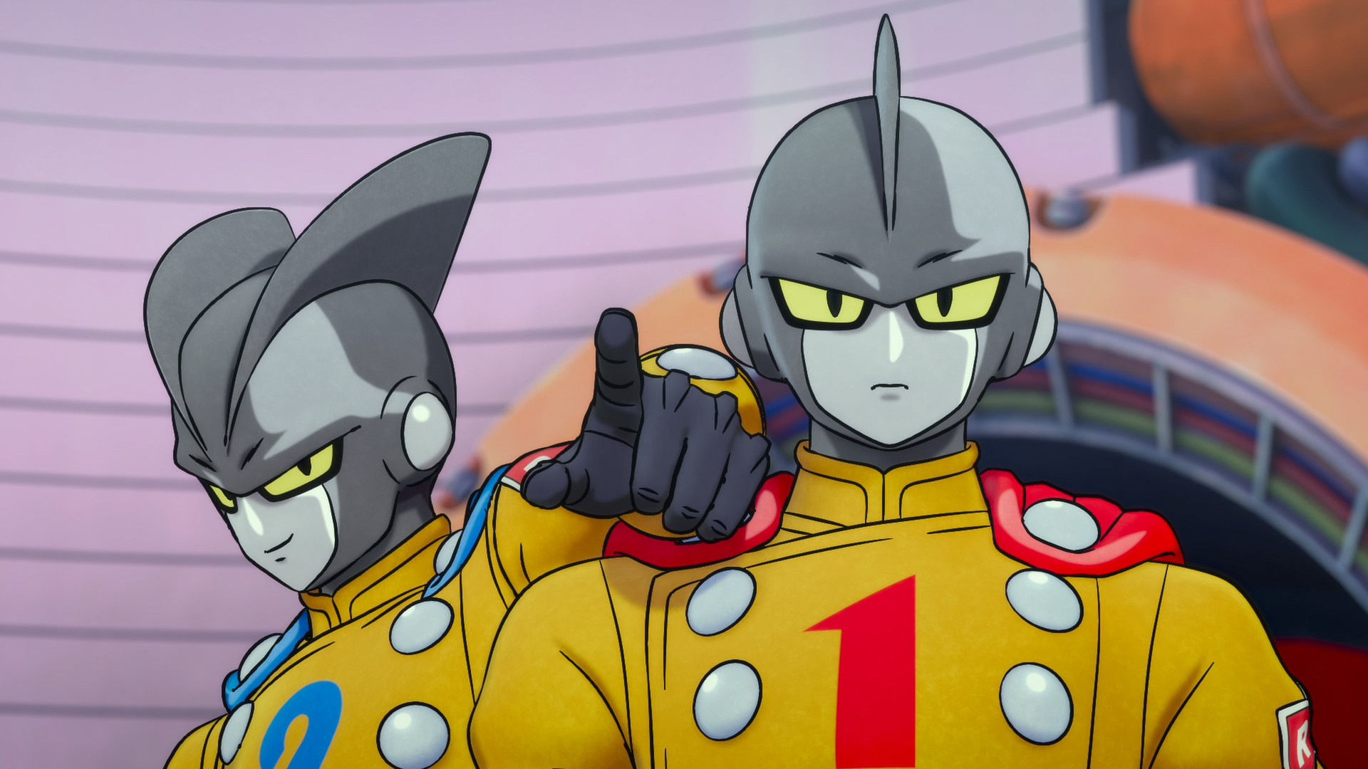 Gammas 1 and 2 pose dramatically