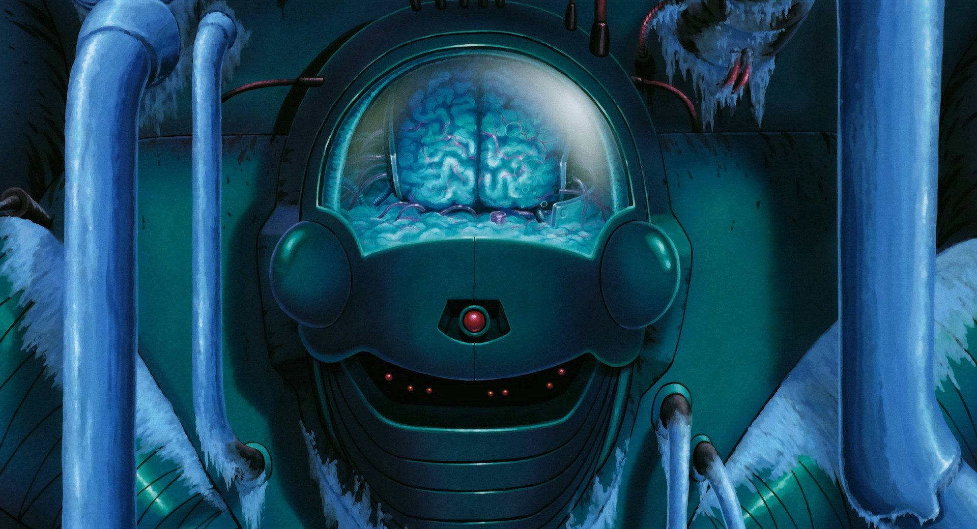 Dr. Uiro is revealed to be a giant brain in a tank