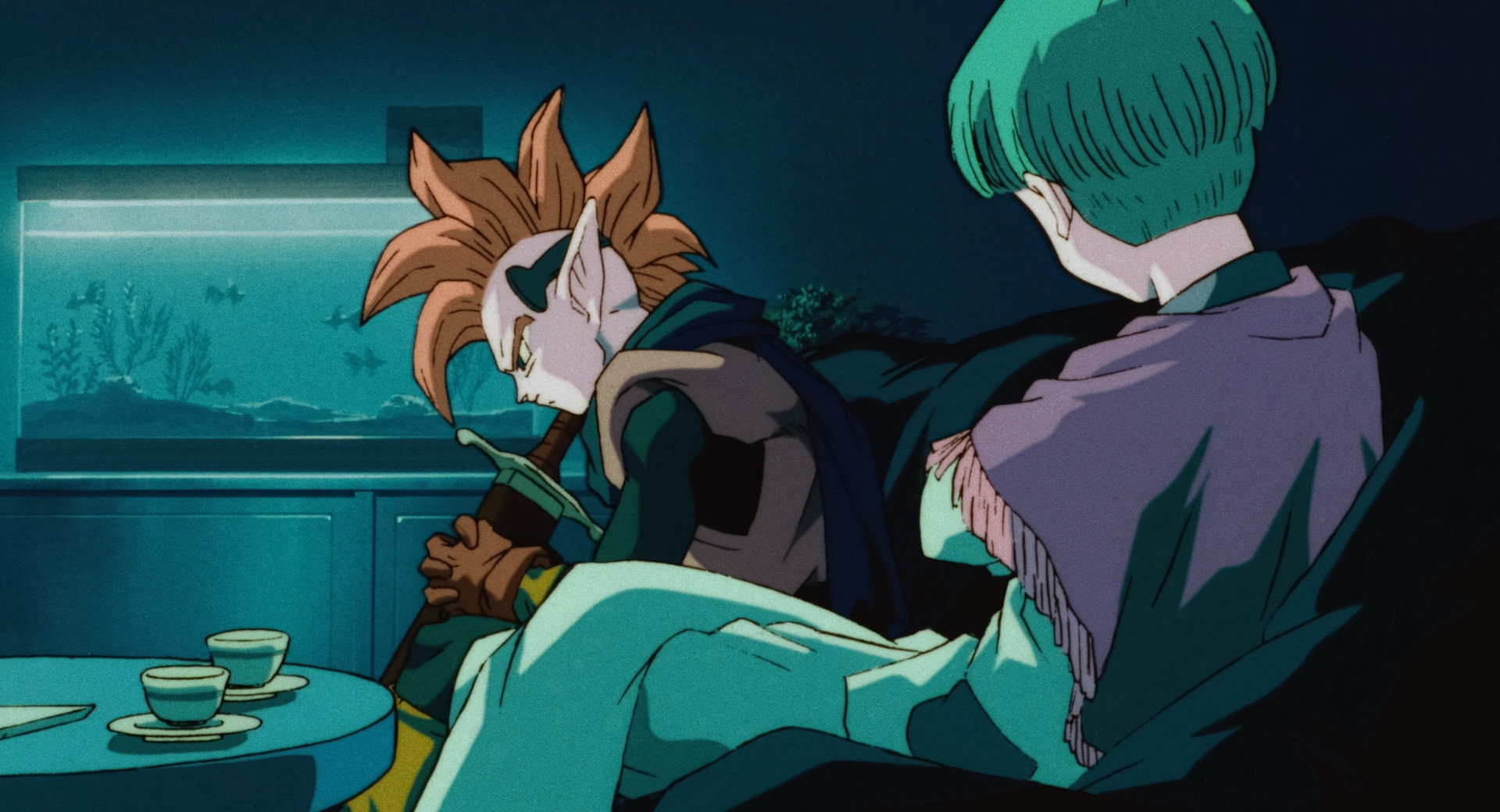 Tapion tells his backstory to Bulma